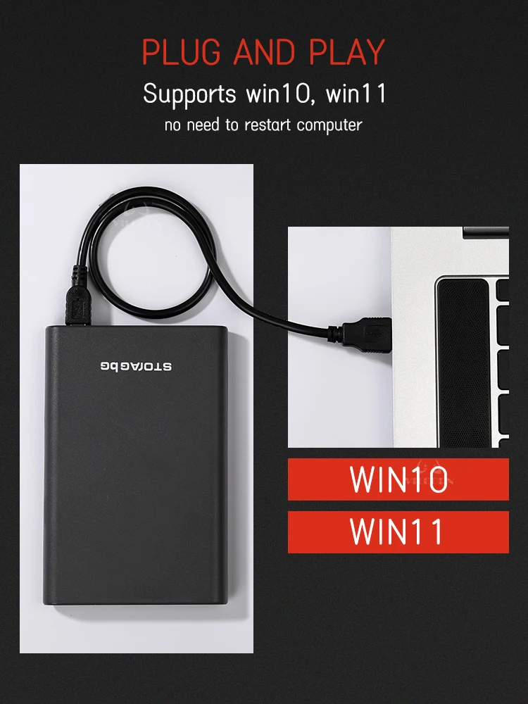 Портативный Внешний Игровой Жесткий Диск Retrobat 750G Со Встроенными Играми 50000