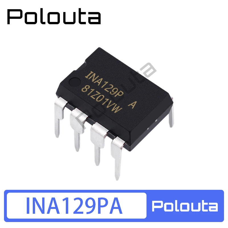 2 Pcs INA129PA INA129P DIP-8 Instrumentation Amplifier IC Chip Integrated Circuit Arduino Nano DIY Electronic Kit Free Shipping