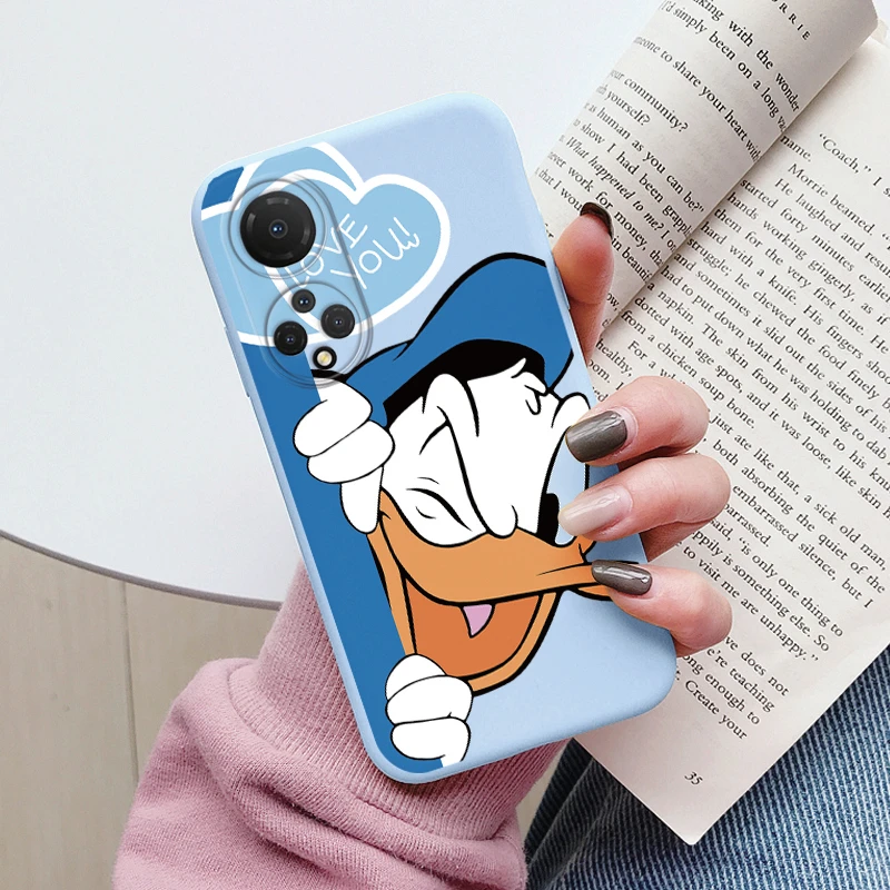 For Honor X7 Cute Pink Mickey Mouse Minnie Phone Case Cartoon Donald Duck Fundas Soft Silicone Coque For HonorX7 X 7 Shell Bags images - 6