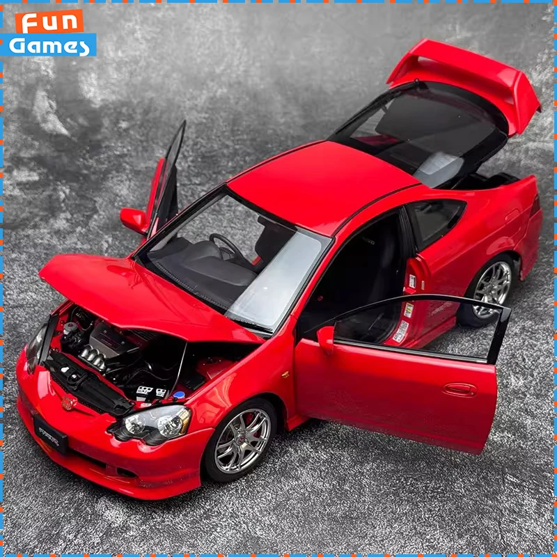 Фото Оригинальная модель японского спортивного автомобиля Lcd Brand 1:18 Integra Dc5 Type R JDM, премиум-класса, коллекционный сувенир для автолюбителей №1