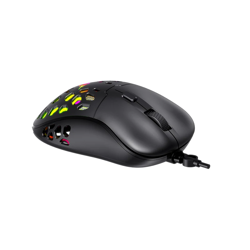 Havit MS955 RGB Беспроводная игровая мышь 12000 DPI оптический датчик сотовый корпус 6