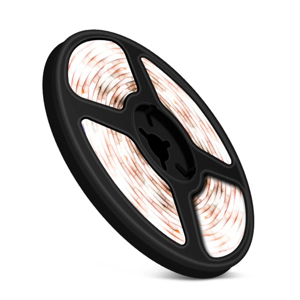 

Светодиодная лента с датчиком движения для кухни, подсветка для лестницы, шкафа с питанием от USB, коридора, уборной, легкая установка, 1 м, 3 м, 5...