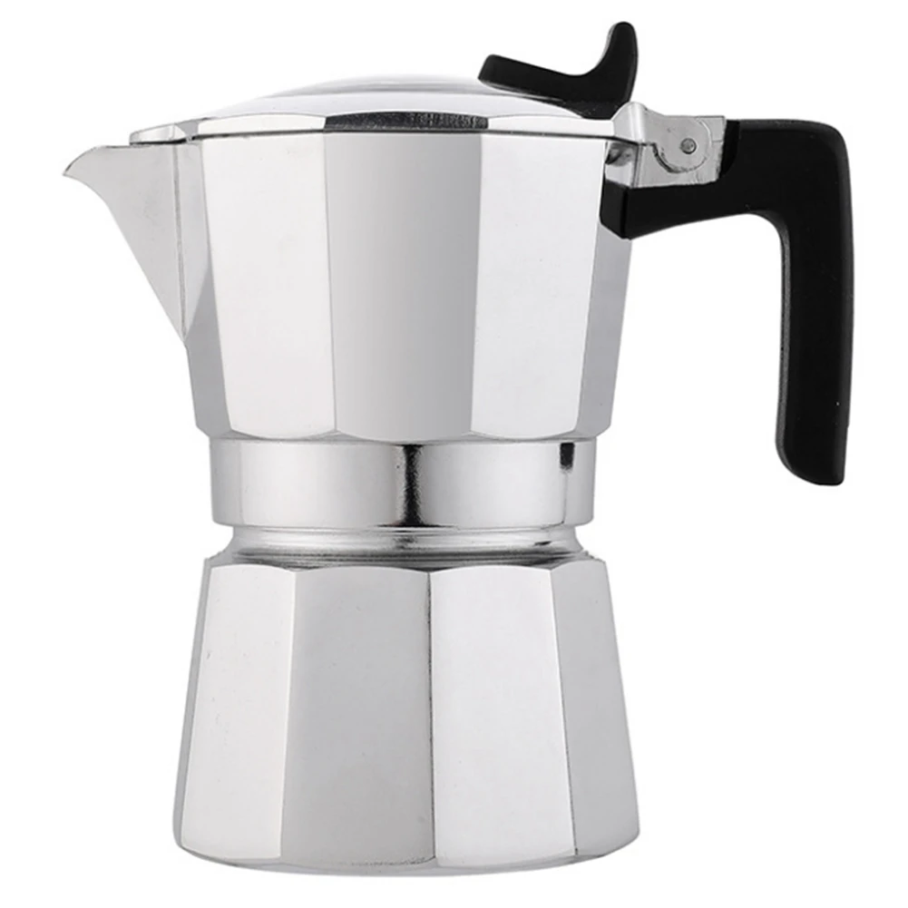 

New Double Valve Coffee Pot Espresso Coffee Moka Pot Coffee Maker Coffee Accessories Moka Pot Coffee Maker Tea Pot, A