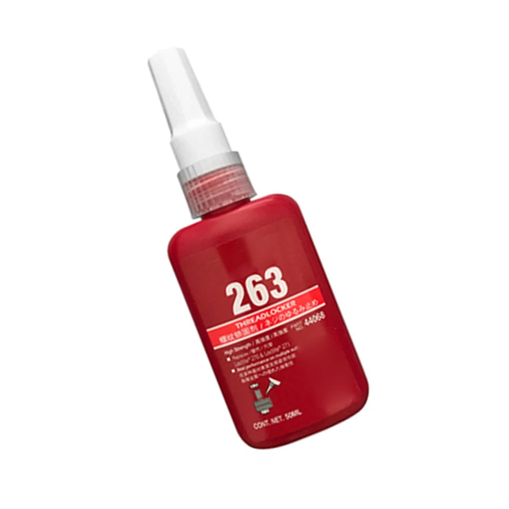

50ML 263 Thread Anaerobic Locking Agent Screw Thread Glue Thread Locking Agent Anaerobic Adhesive Strong Sealing For Metal Screw