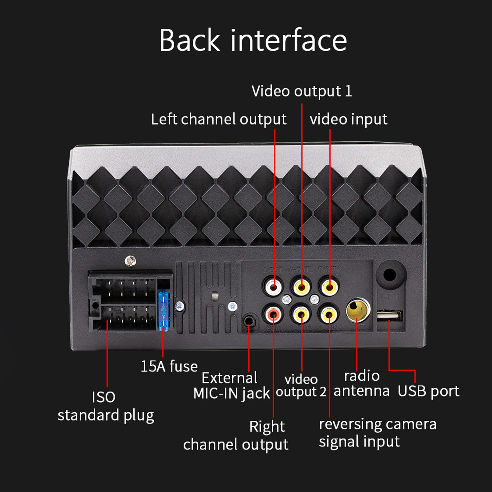 Автомобильный мультимедийный плеер с сенсорным экраном стерео-магнитола на Android