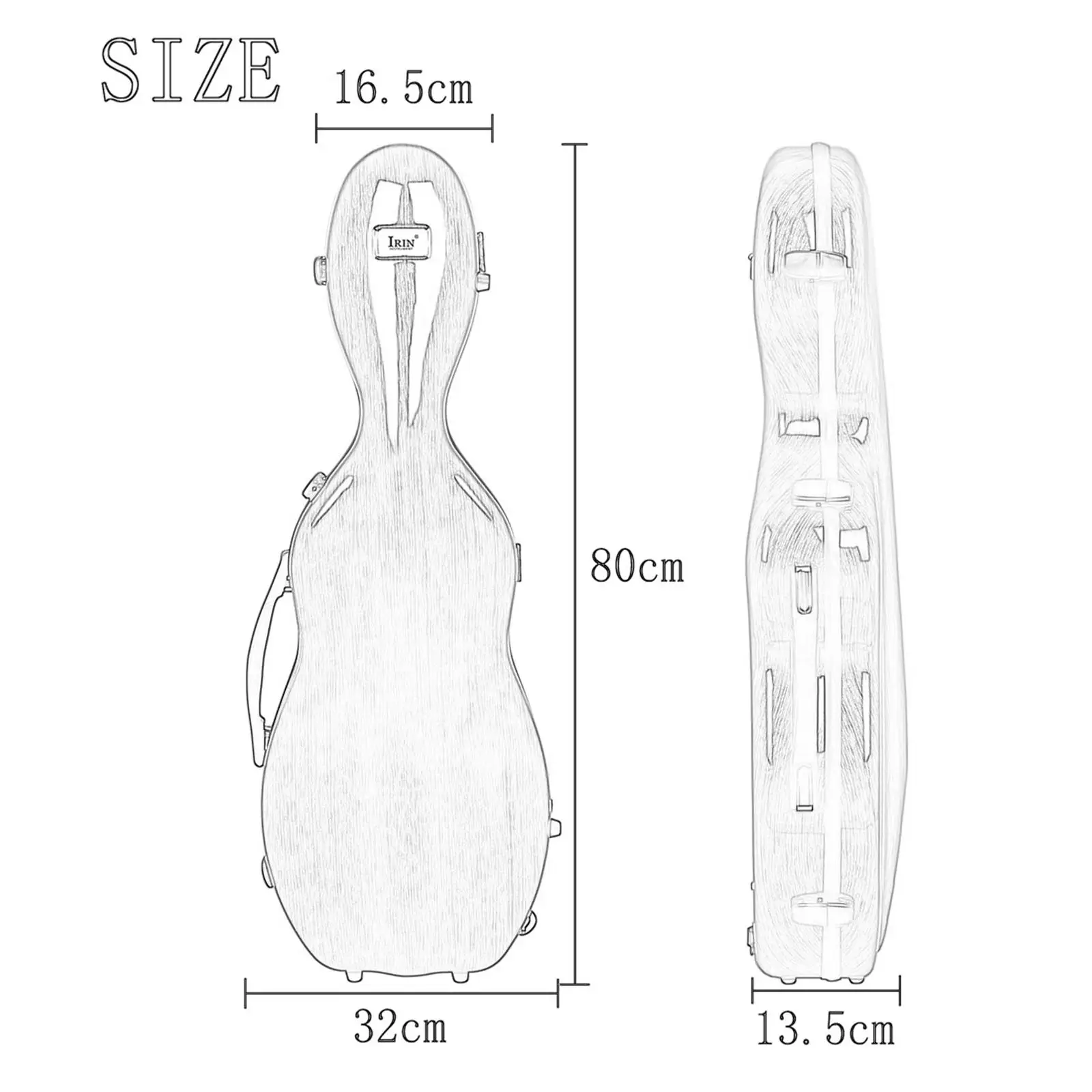 Чехол для скрипки прочный ящик хранения любителей игроков
