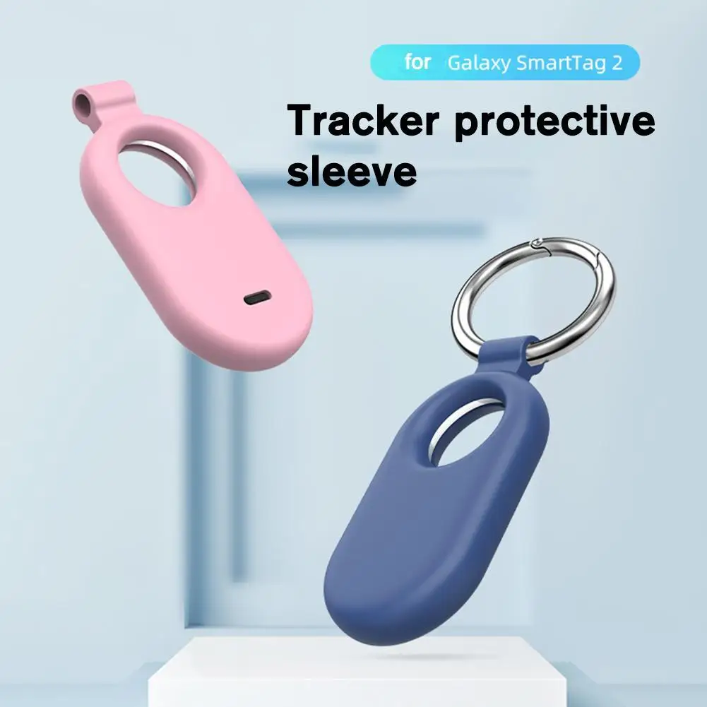 

Чехол для Samsung Galaxy SmartTag 2, чехол-брелок для трекера, чехол для защиты от потери, защитный чехол для Smart Tag, держатель для трекеров