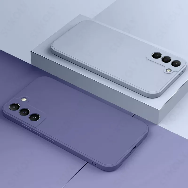 

Free Shipping S20 S21 FE 5G A51 A71 A50 A70 A21S S21 S22 Ultra Plus Liquid Silicone Case For A52 A32 A52S A72 A12 A53 A13 5G Cov