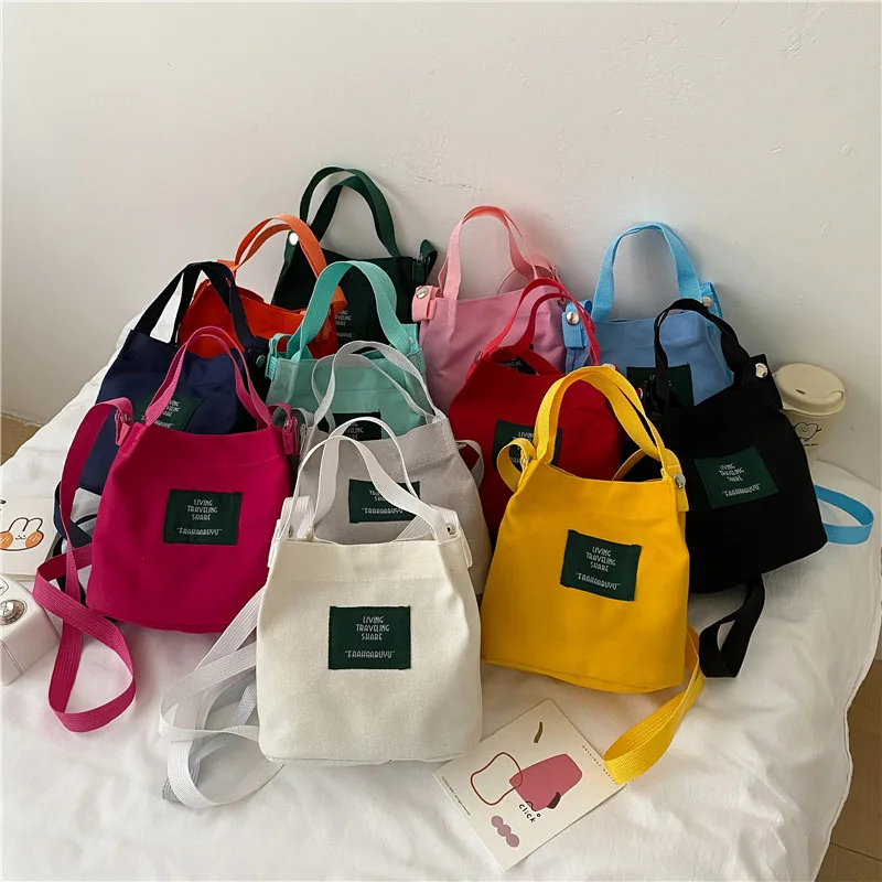 

Холщовая сумка-мессенджер для женщин, маленькая сумочка в японском стиле на ремне для девушек, женская Студенческая сумка через плечо, портмоне для телефона