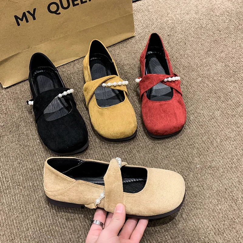 

Flats Beads Women Shoes Sandals Summer 2023 New Designer Casual Walking Shoes Sport Loafers Ballet Dance Running Femme Zapatos