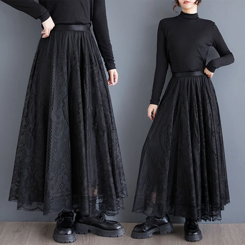 NYFS 2025: весна-лето новые офисные женские юбки с эластичной резинкой на талии