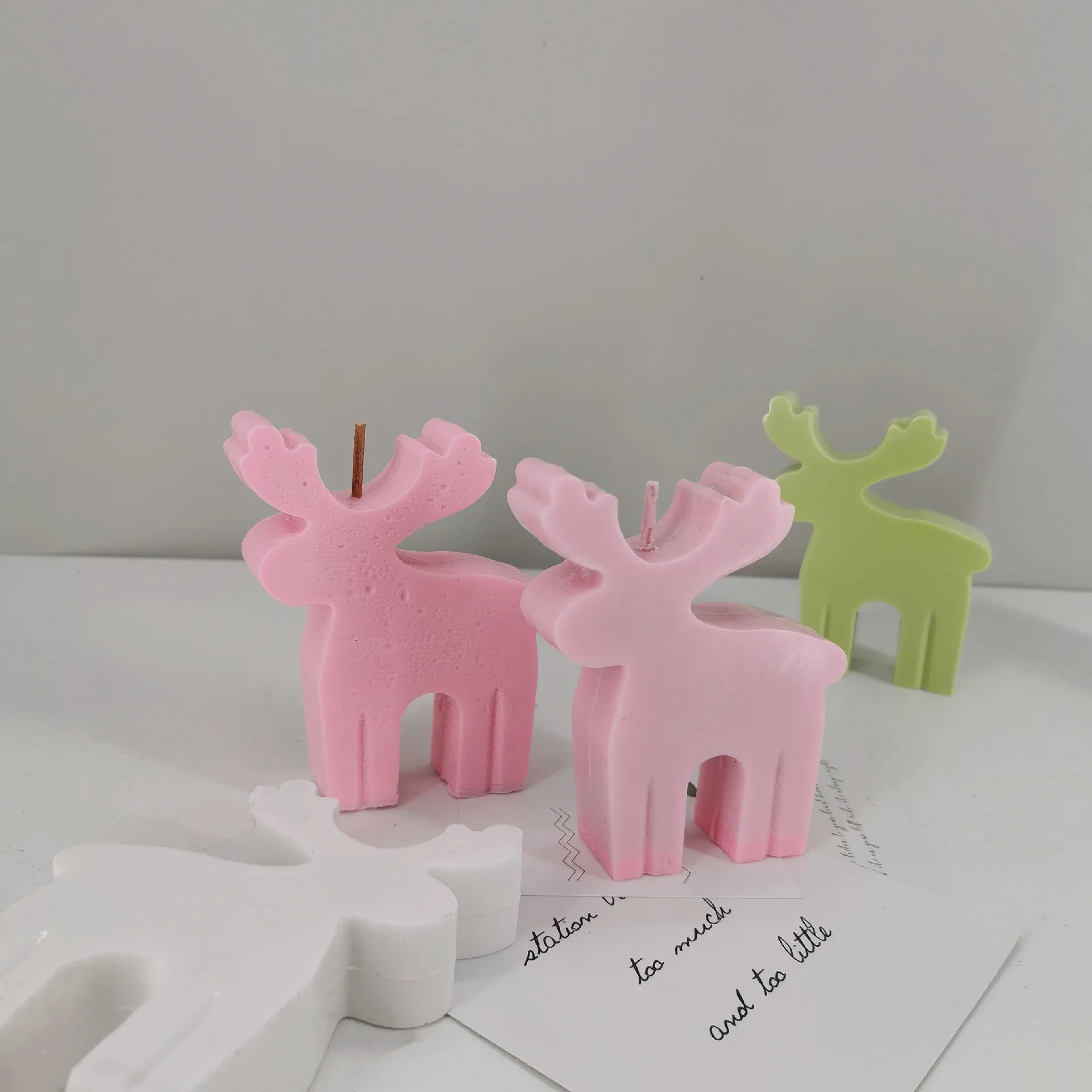 Форма сделай сам для оленей и свечей форма рождественского фестиваля