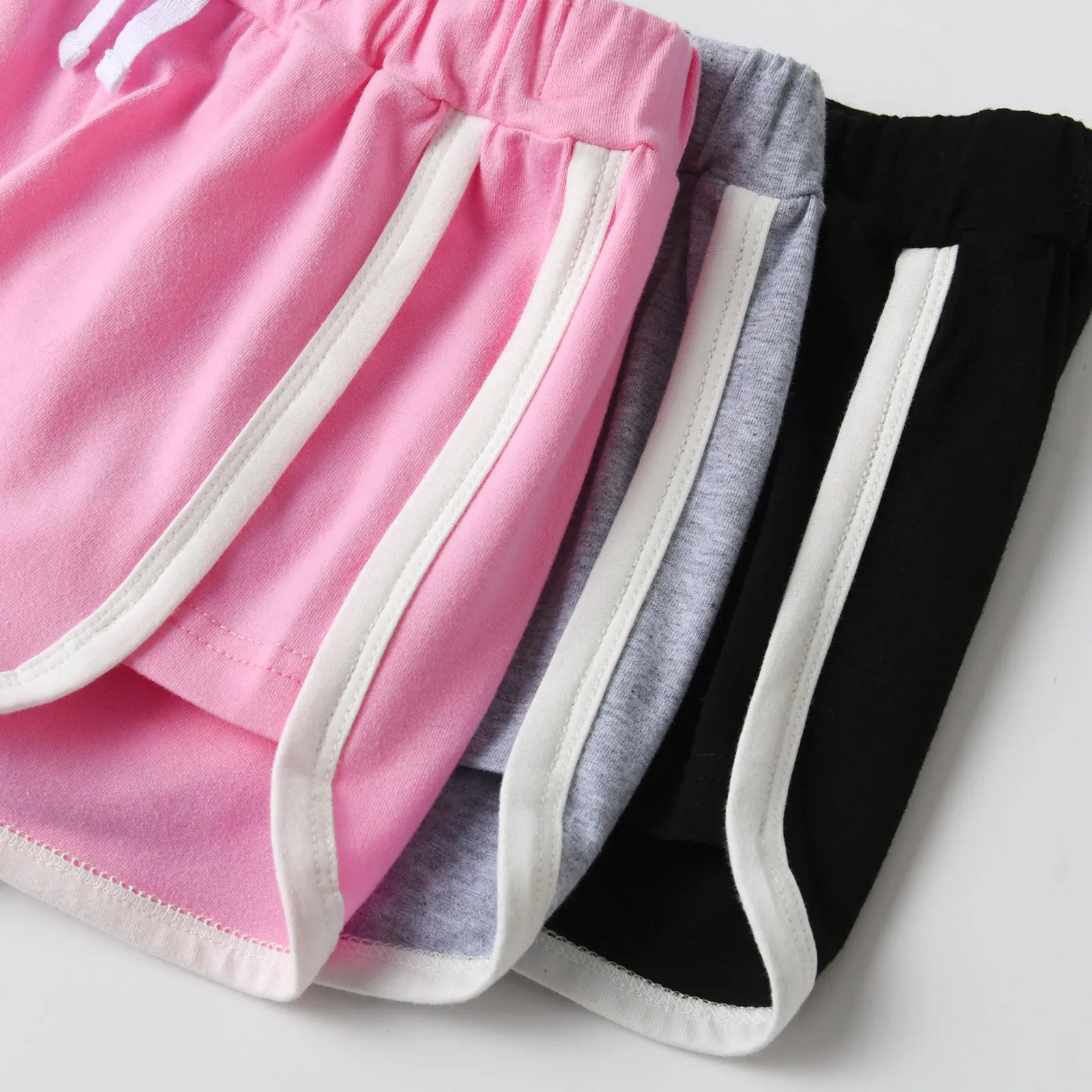 3 упаковки Детские хлопковые пляжные шорты для мальчиков и девочек