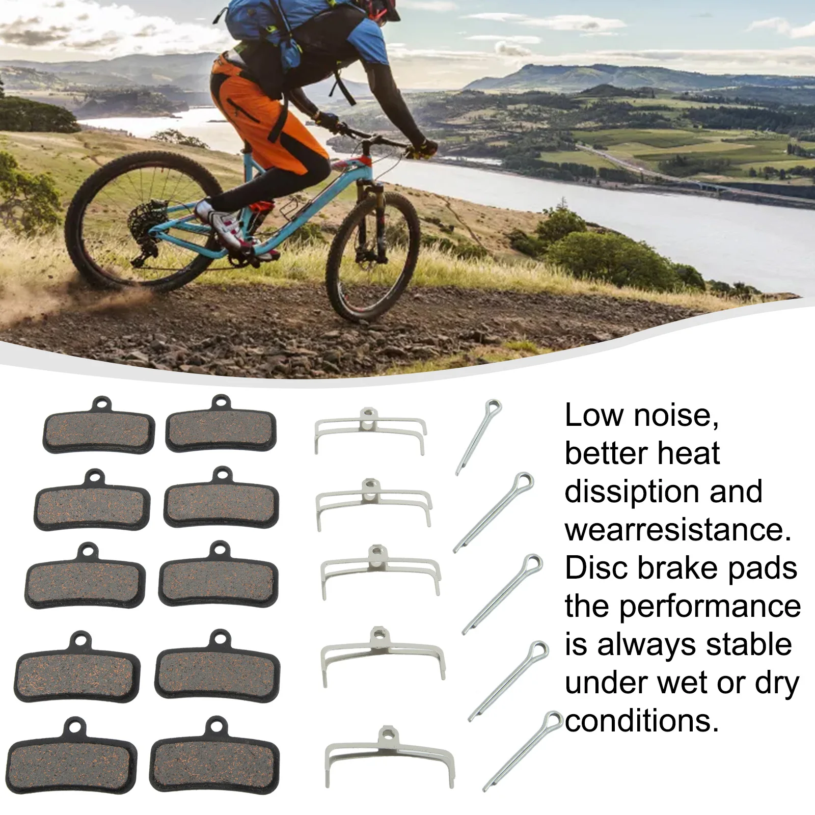 5 пар велосипедных тормозных колодок для D03S D02S Saint BR-M810 удобные и стабильные TK