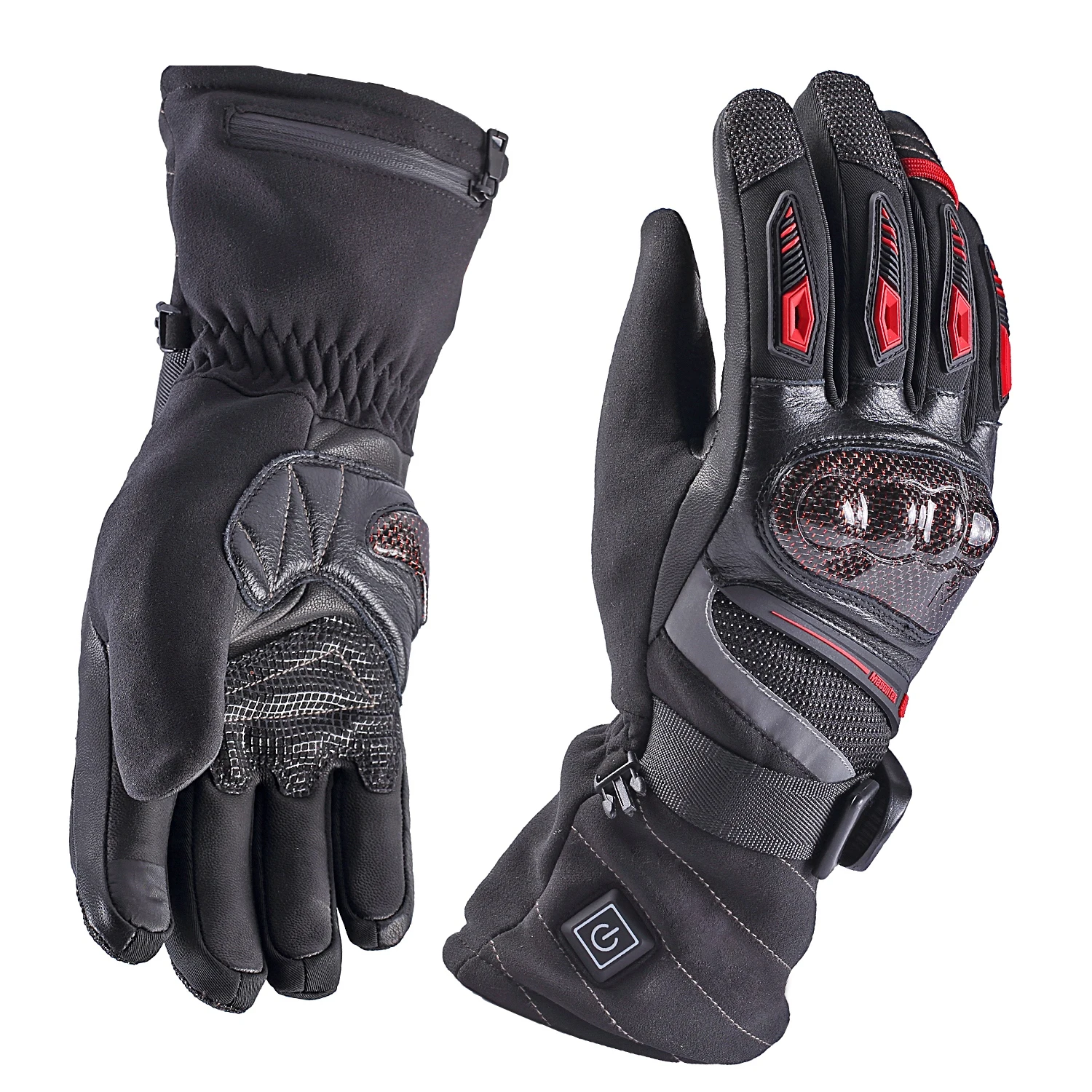 

Winter 7.4V Rechargeable Lithium Battery Powered Heating Electric Motorcycle Skiing Hunting Heated Gloves
