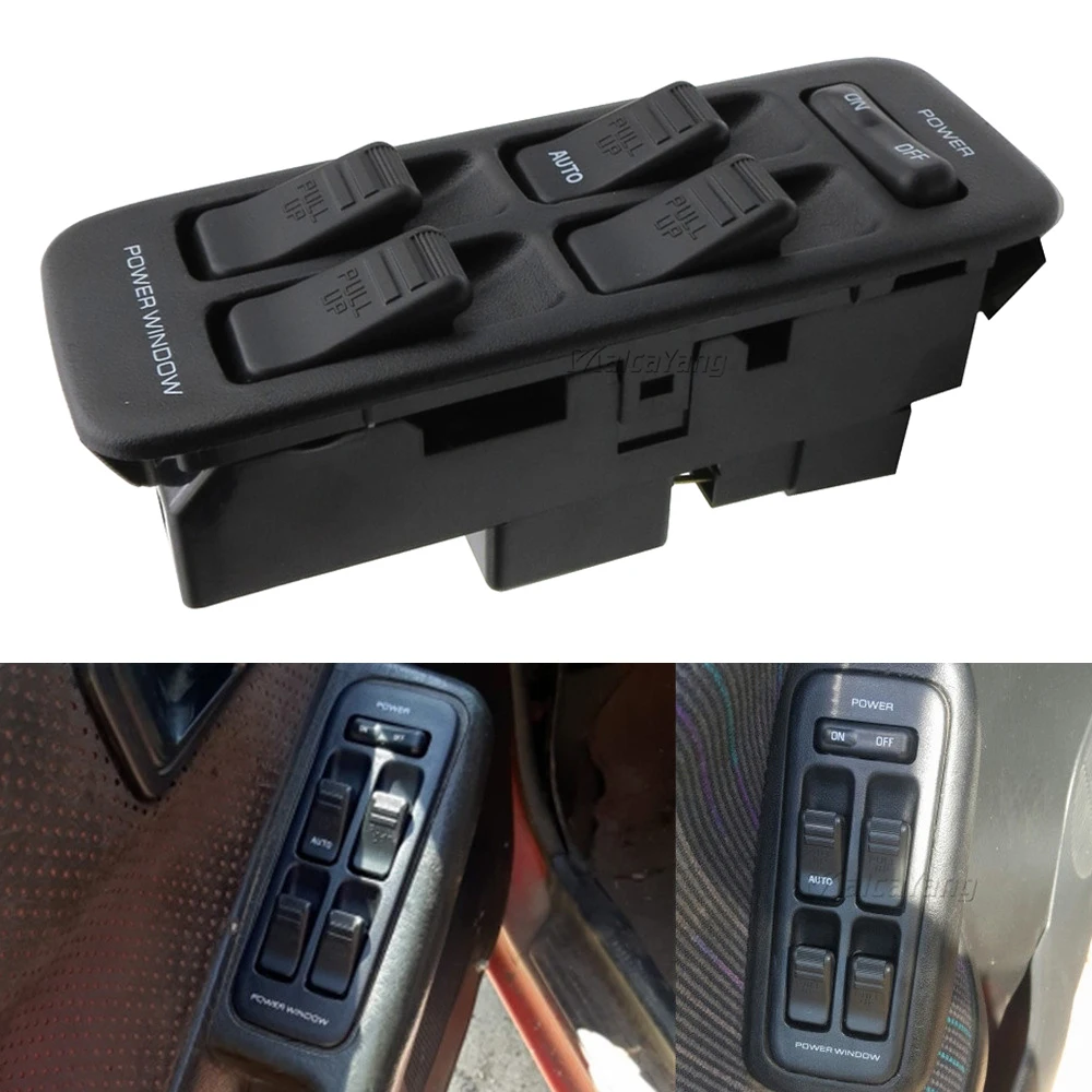 

Car styling for MAZDA 323 Front Button Door Side Left Hand Driver Electric Power Window Switch Control Master SwitchesBS0666350B