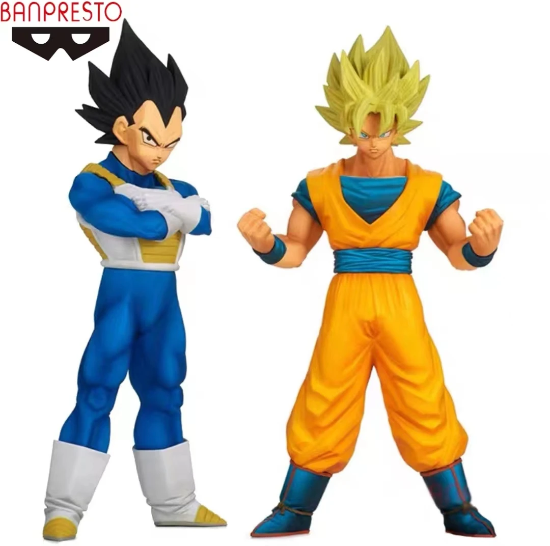 

Original Banpresto Dragon Balls Sun Wukong Vegeta Super Saiyan Anime Figure Action Model Collectable Boy Toys