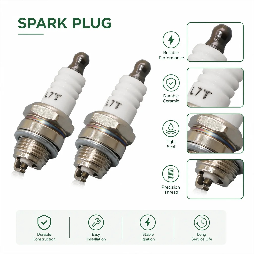 Фото 2 шт. сменные свечи зажигания L8RTC, совместимые с NGK BPMR8Y BPM8Y Champion RCJ6Y Kawasaki 920702115, запчасти и инструменты для малогабаритных двигателей №1