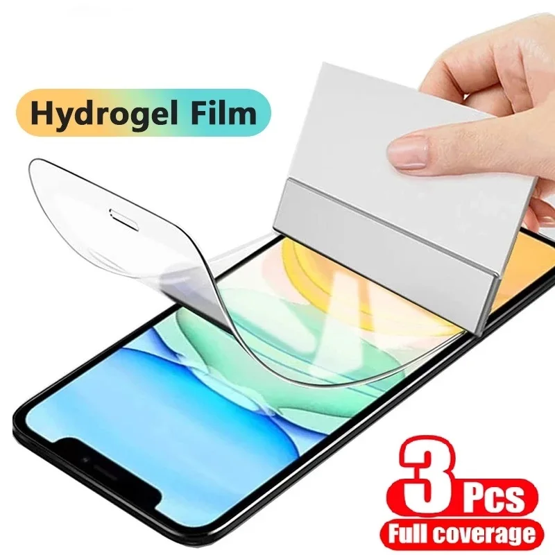 

Гидрогелевая пленка для iPhone 11 12 13 14 Pro XR X XS Max, защитная пленка для экрана iPhone 12 13 Pro Max Mini 7 8 6 6S Plus SE, 3 шт.