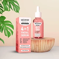 4 in 1 face serum skin care anti aging wrinkle whitening moisturizing exfoliating shrink pores fade hyaluronic acid niacinamide