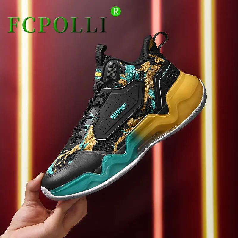 

Super Cool Basketball Shoes For Men Wearable Training Shoe Boy Comfortable Male Gym Basketball Boots Non-Slip Outdoor Sport Shoe