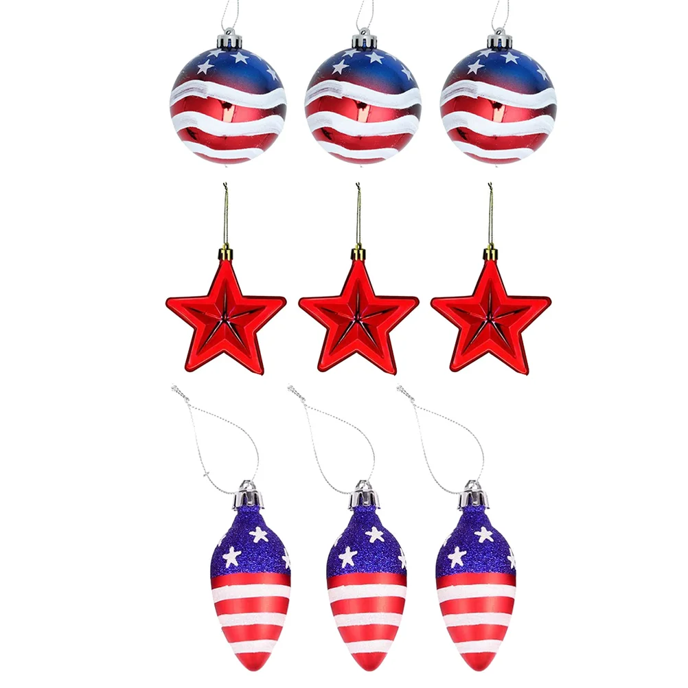 

9pcs Stylish Creative Fashion Chic Party Decorations Hanging Decors Hanging Pendants for Home