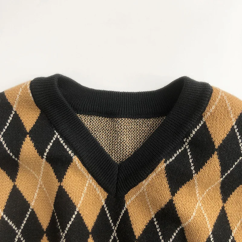 Детская одежда в Корейском стиле весна-лето 2024 костюм для мальчиков ромбовидный