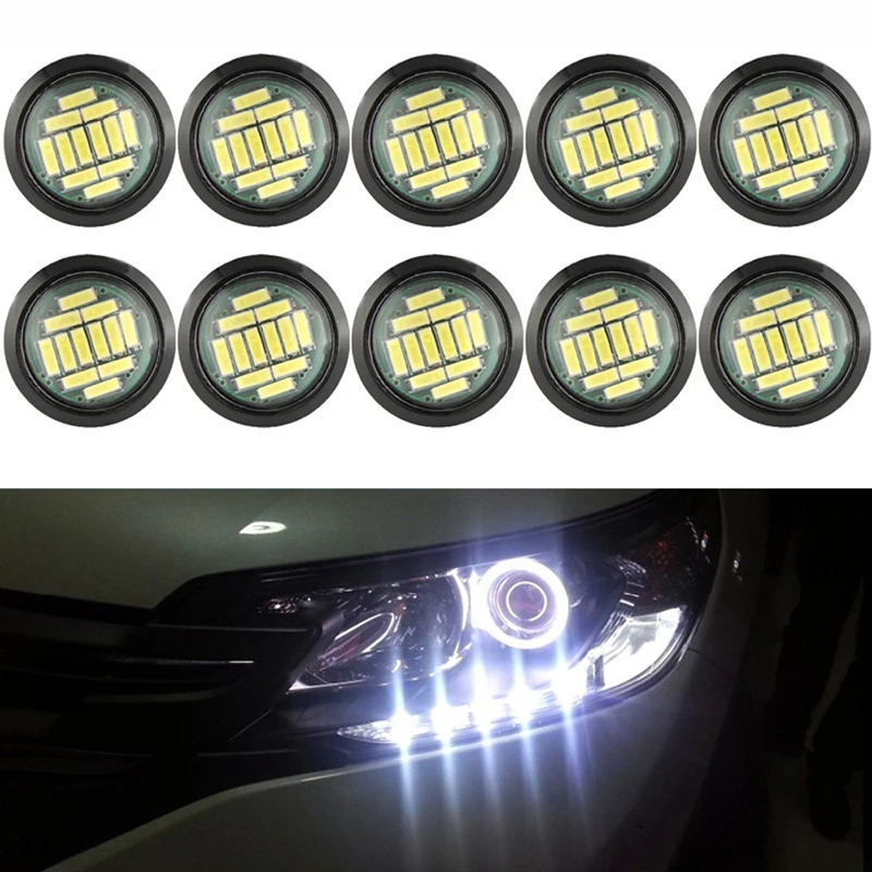

1Pc 12V 5W Eagle Eye LED Daytime Running DRL Backup Light Car Lamp Hawkeye Daytime Running Lights Auto Accessories