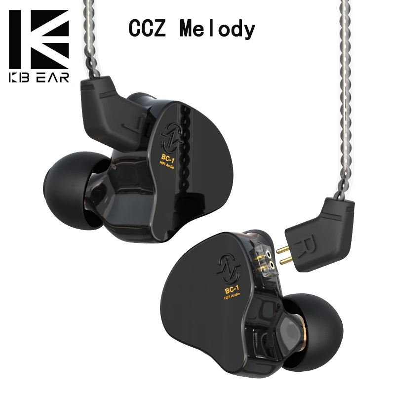 

Наушники-вкладыши KBEAR CCZ Melody, 10 мм, двойная магнитная цепь