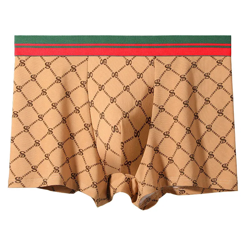 2023 Brand Men's Boxer Panties Graphene 3A Antibacterial Pure Cotton Panties Hygroscopic And Breathable Elastic  Men's Panties