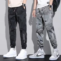 summer new camouflage mens pants cotton military jogging casual trousers man khaki grey thin overalls sweatpants male m 5xl
