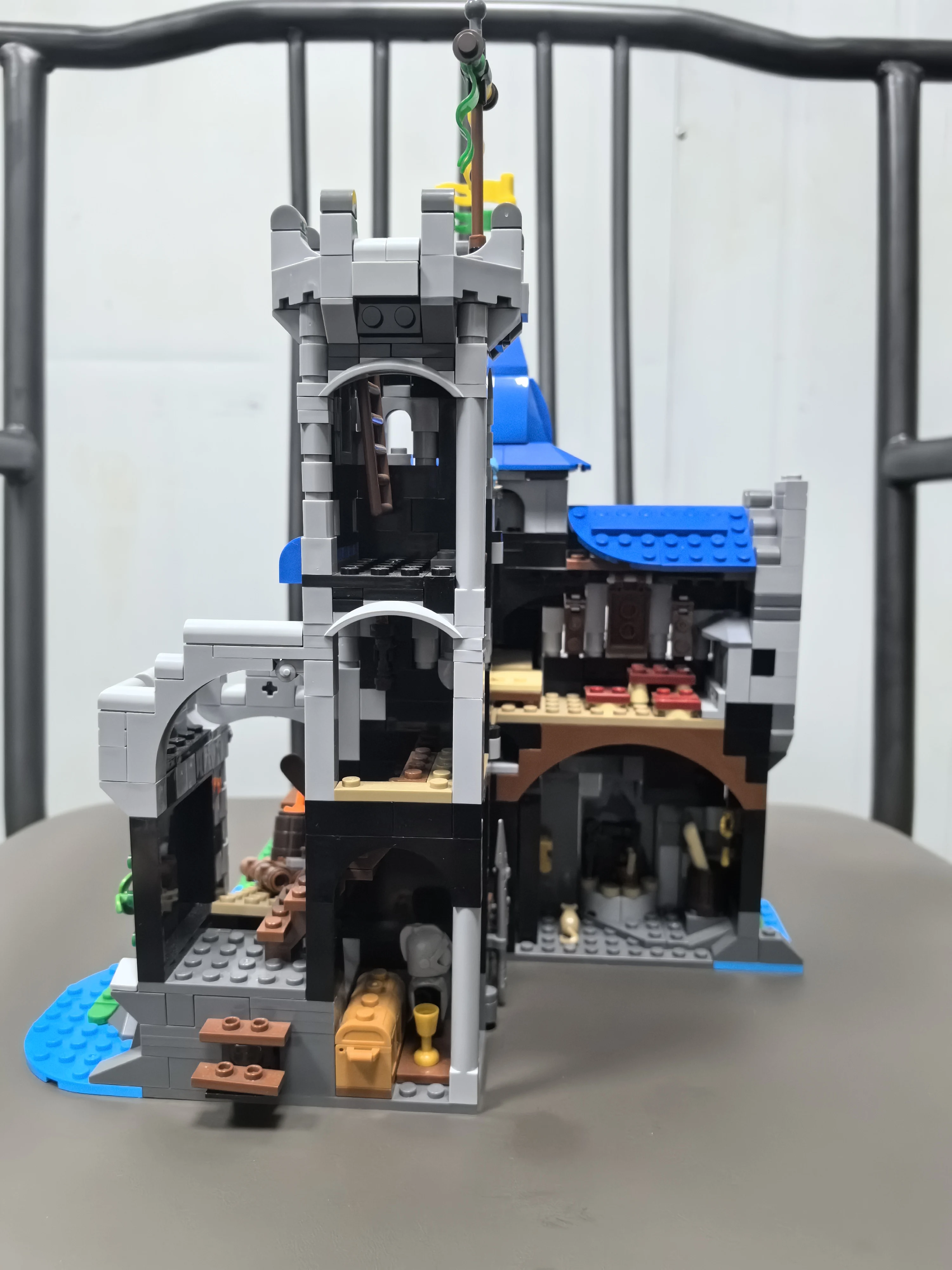 MOC-148389 архитектурная серия уезд хубин крепость замок Сборная модель игрушечный