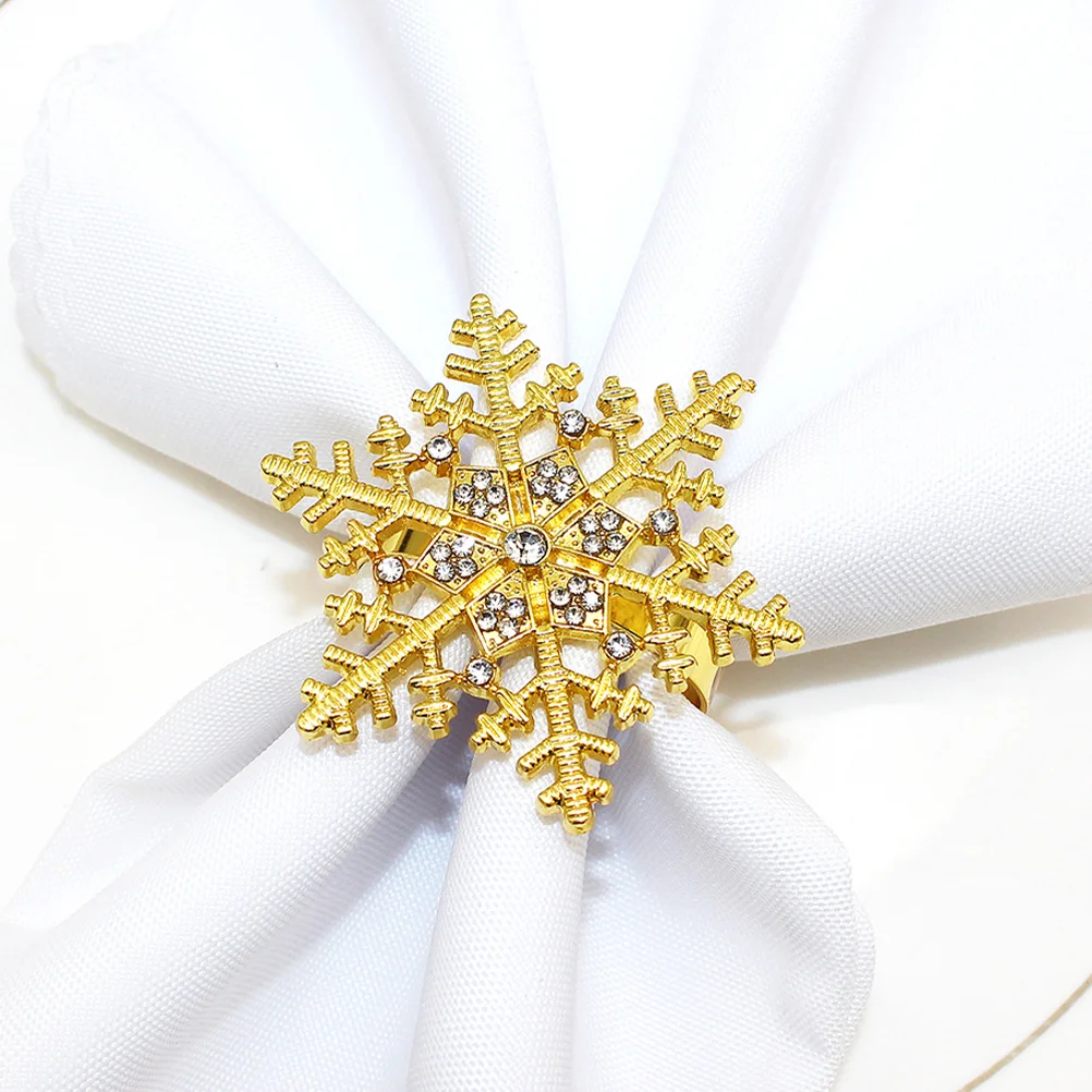 

Cloth Ring Alloy Napkin Holder Household Rings Festival Party Supplies Decorative Chic Buckles