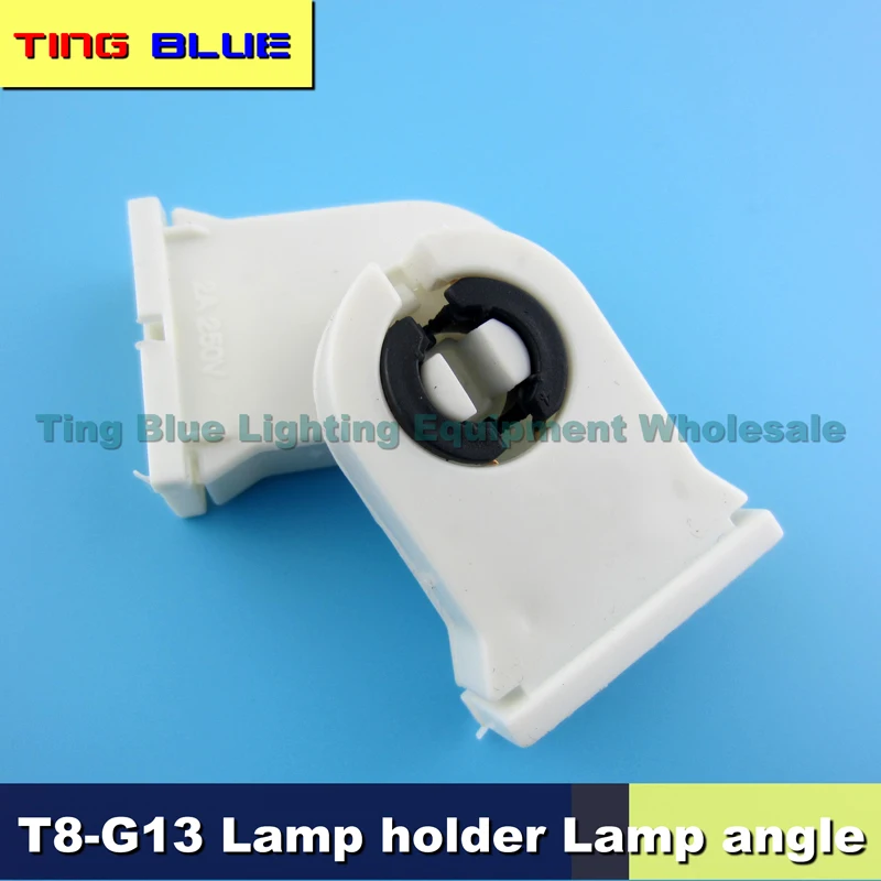 

(50pcs)T8 light corner G13 bracket pin LED fluorescent tube UV grille light 12-250V 2A