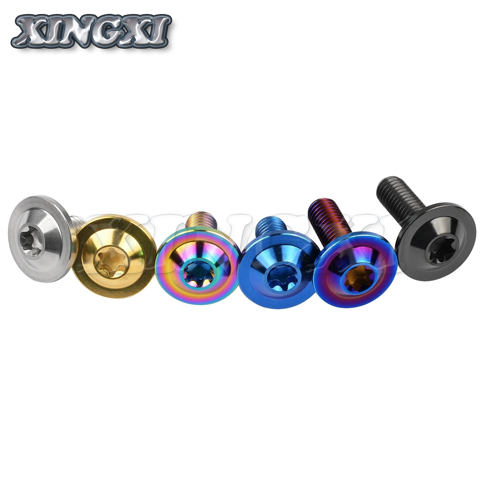 Титановый Ti-болт Xingxi M6X10 15 20 мм винт с головкой Torx для модификации корпуса