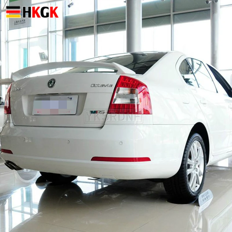

Спойлер для Skoda Octavia, стиль RS, 2008, 2009, 2010, 2011, 2012, высококачественный задний спойлер из АБС-пластика для автомобильного заднего крыла грунтовог...