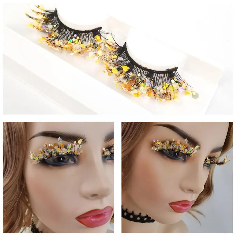 1 пара 25 мм Цветные светящиеся 3d блестки Бриллианты искусственные глаза