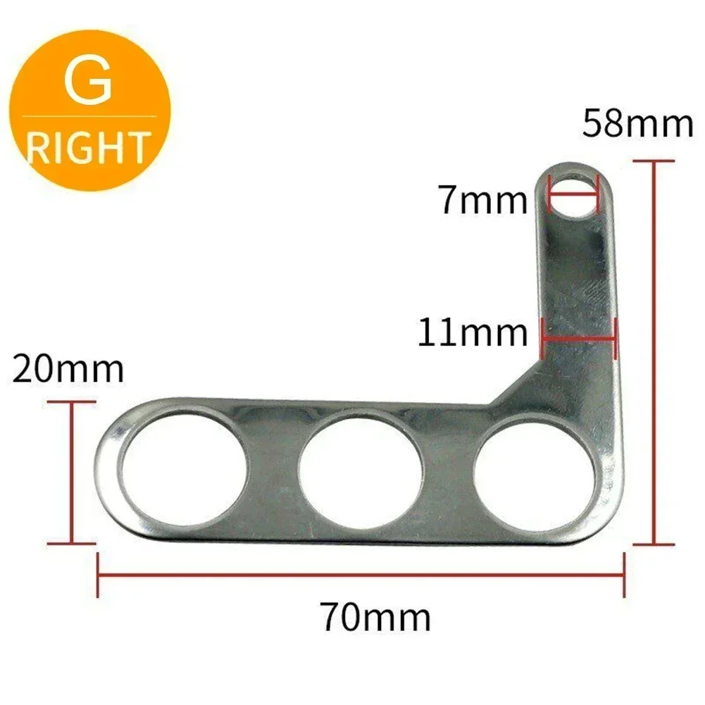 

Универсальный мотоциклетный кронштейн из нержавеющей стали 16 мм для водонепроницаемого кнопочного переключателя мотоциклетного оборудования