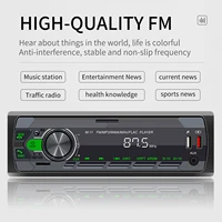 car stereos car stereo with bt shockproof single din car radio stereo receiver long press to talk assistant usb aux mp3 playback