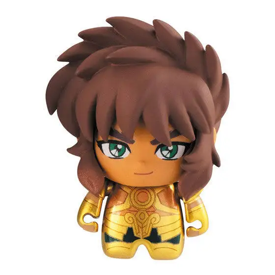Фото Коллекционная фигурка Bandai Saint Seiya Gold Saint Chibi Series 02 Gold Zodiac, украшение для рабочего стола, для любителей аниме №3