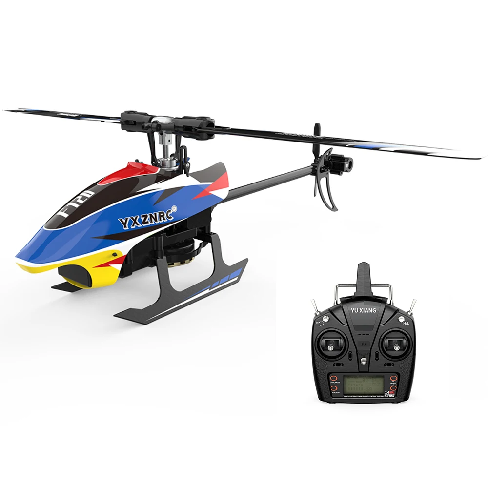 

YU XIANG F120 2.4G 6CH 3D6G Brushless Direct Drive Flybarless RC Helicopter Compatible with FUTABA S-FHSS
