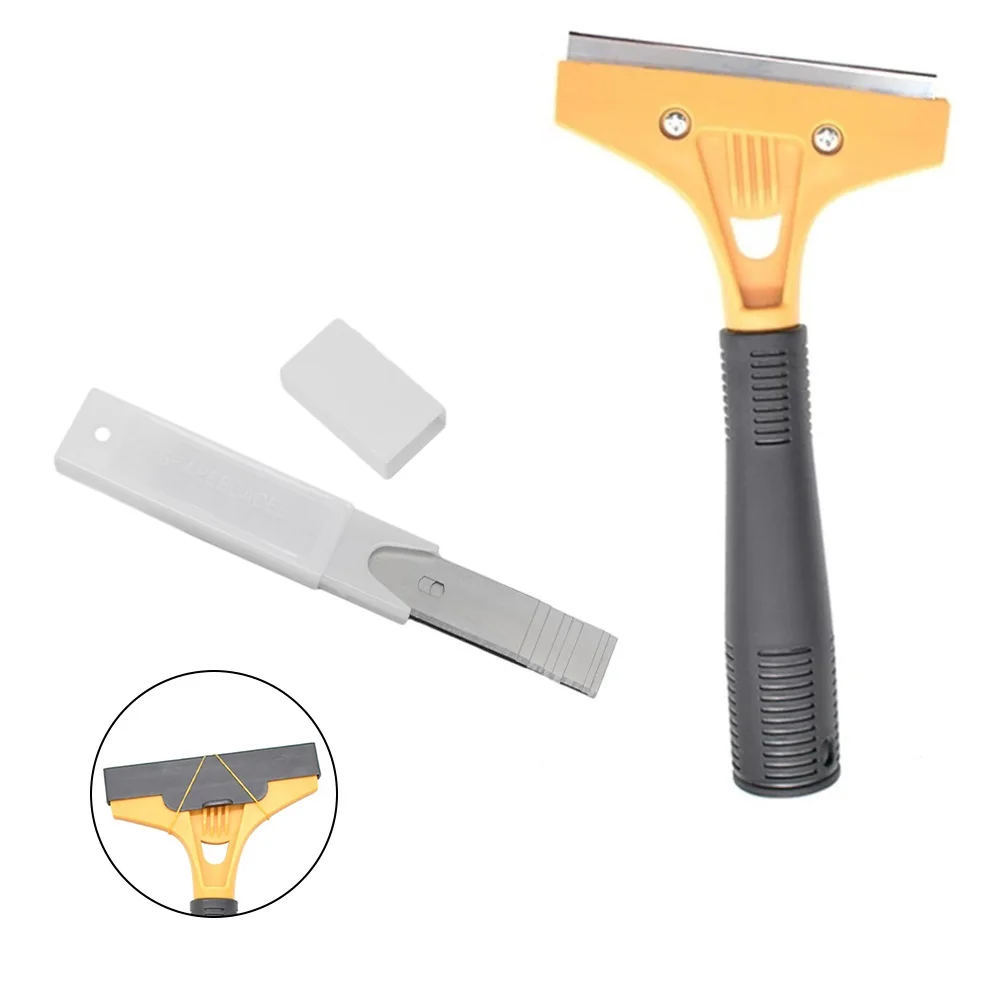 

Black Durable None Scraper Blades Glass Glue Stains Marble Metal 10pcs 20x10.5cm Ceramic Tiles Cleaning Scraper