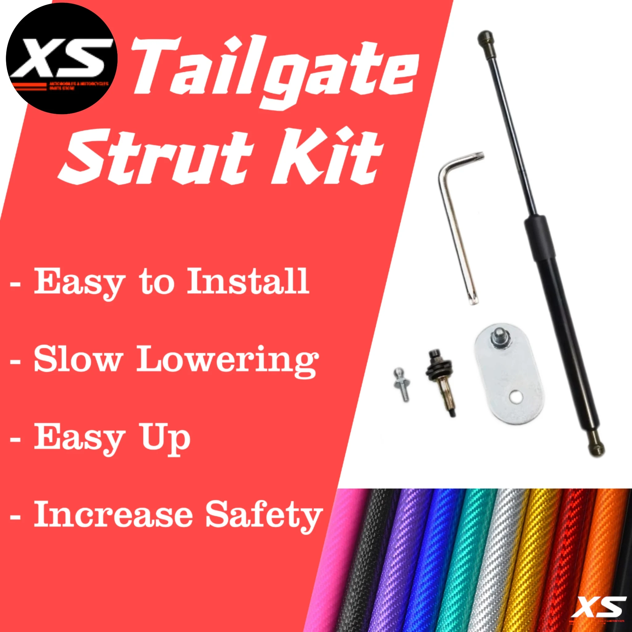 1 шт. амортизатор задней двери для Ford F-150 2004-2014 Lincoln Mark LT Crew Cab Pickup замедленная