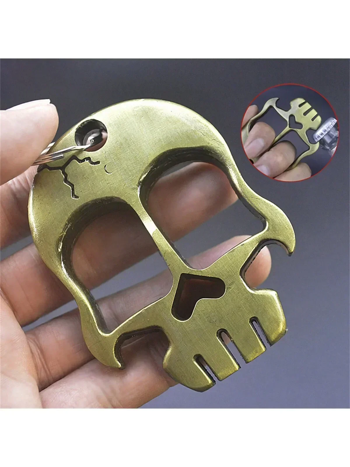 1 шт. открывалка для бутылки с пивом в форме черепа