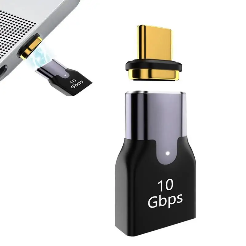 

Magnetic USB C Adapter Side Bend Magnetic USB C Charging Adapter USB Type C For Game Consoles Laptops Tablets And Smartphones