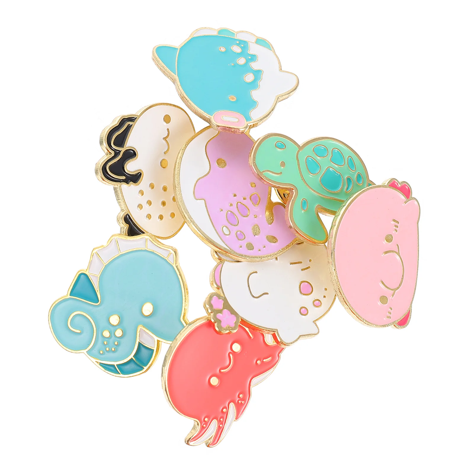 

Broochanimal Enamelpin Cartoon Set Women Brooches Cute Kids Backpacks Decorative Lapel Novelty Jewelry