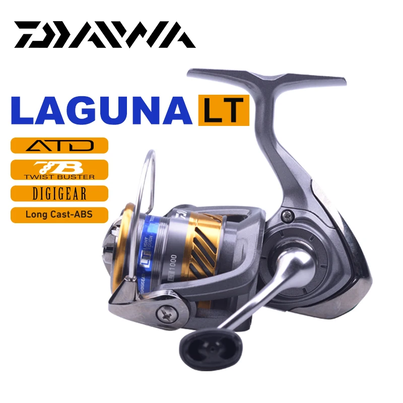 Original DAIWA 2020 LAGUNA LT Spinning Fishing Reel 3BB Gear