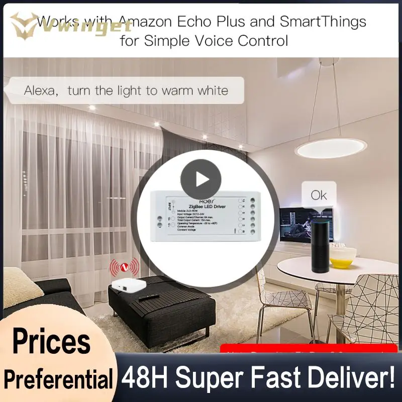 

2/3/5PCS 6 A Light Control Relay Automation Modules Smart Life App Zigbee Lamp Switch Voice Control Zigbee Hub Required