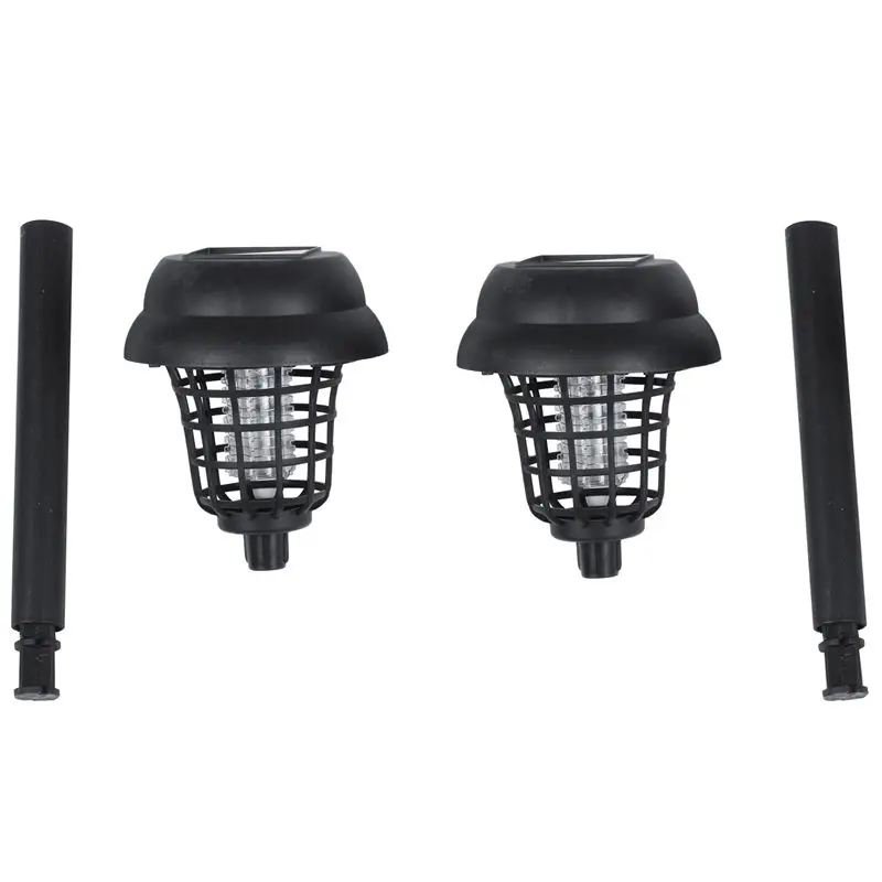 2 шт. уличная светодиодсветильник лампа-убийца насекомых на солнечной батарее |