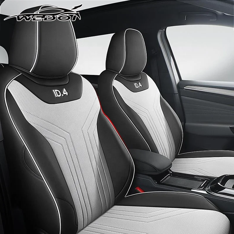 

Hot Car Seat Cover For VW ID.4X/Crozz Car Leather Seats Cover Customized Front Rear Seat Cover for Car Accessories